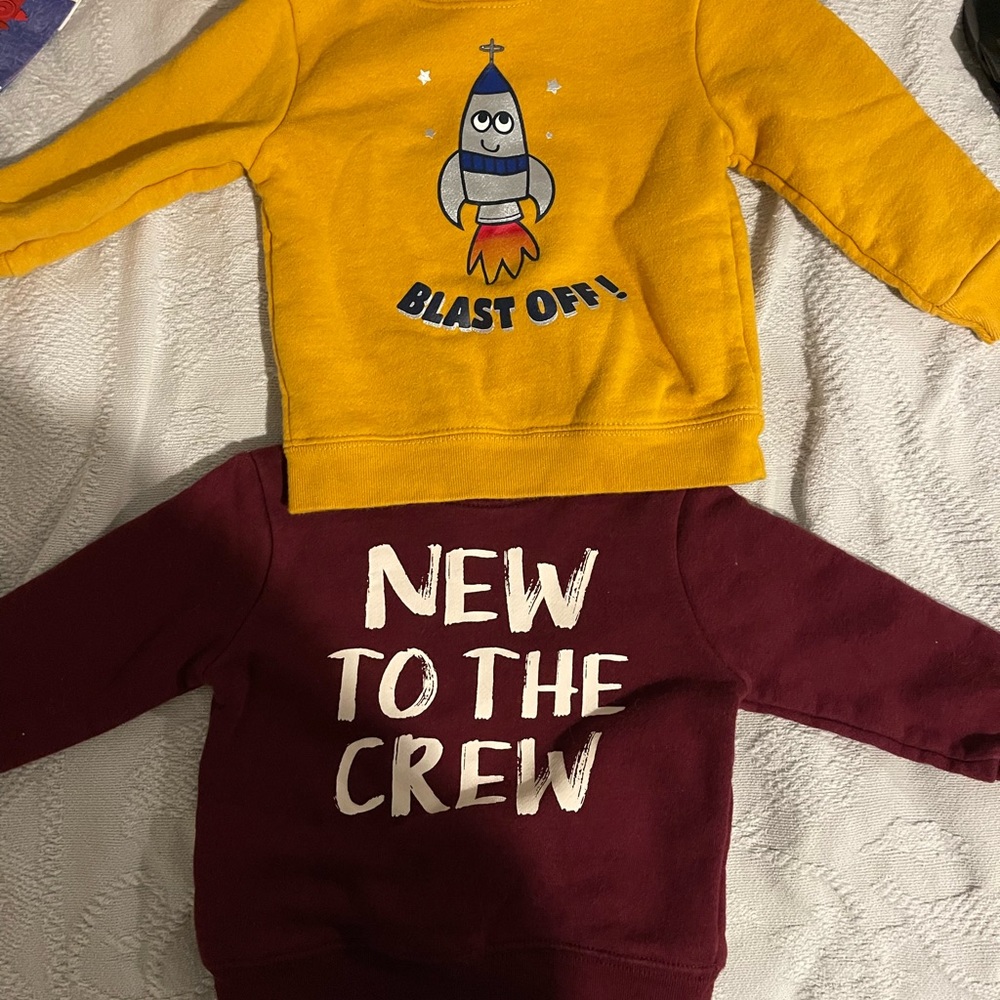 Set of 2 baby sweatshirts